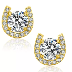 0.5 Carats *2 Excellent VVS1 Moissanite Earrings 0295