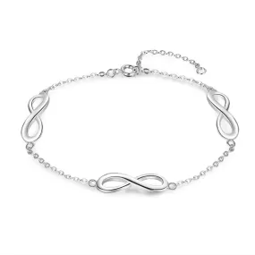 3 Infinity Bracelets For Women