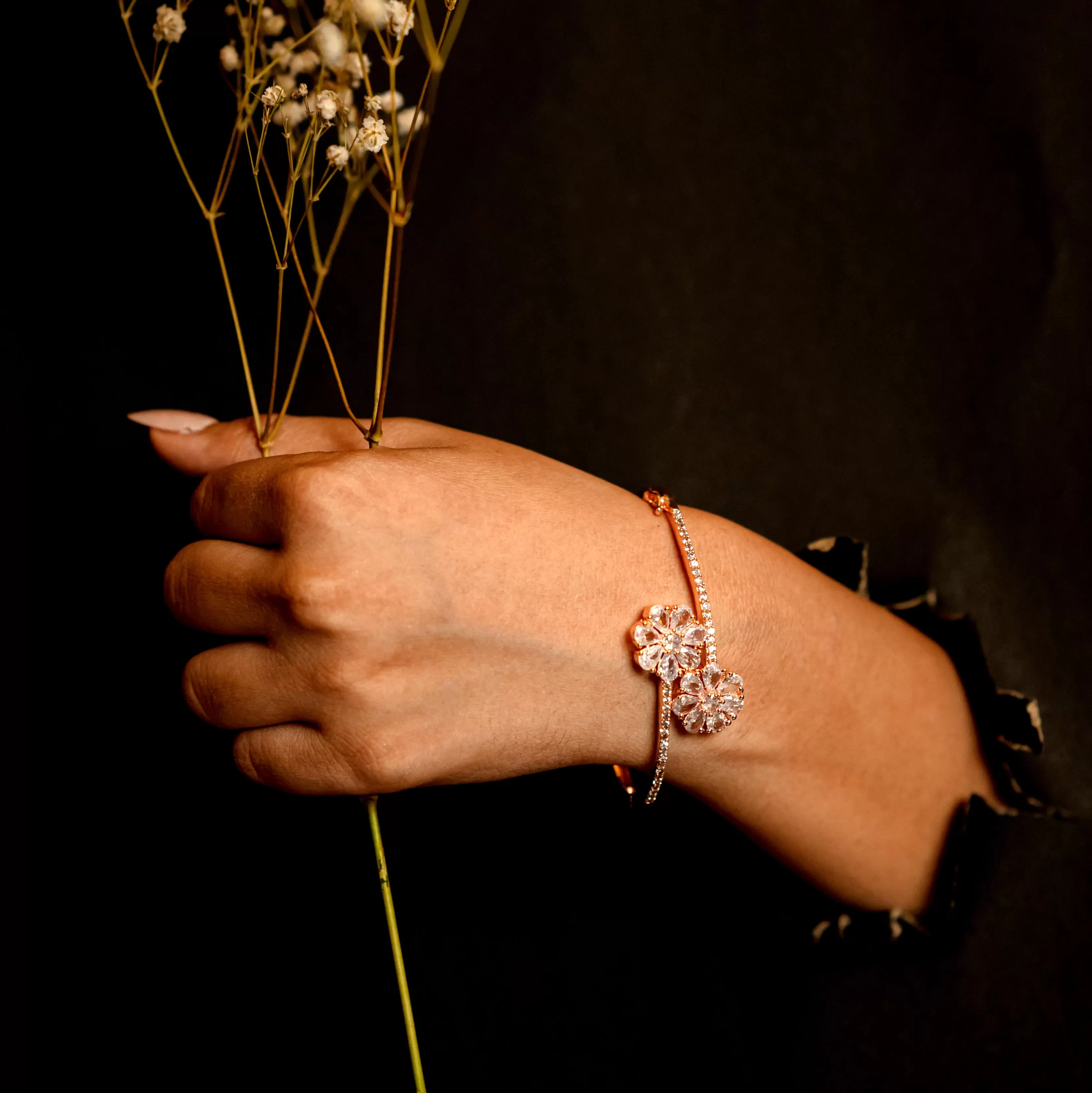 Allure White Rose Gold Bracelet