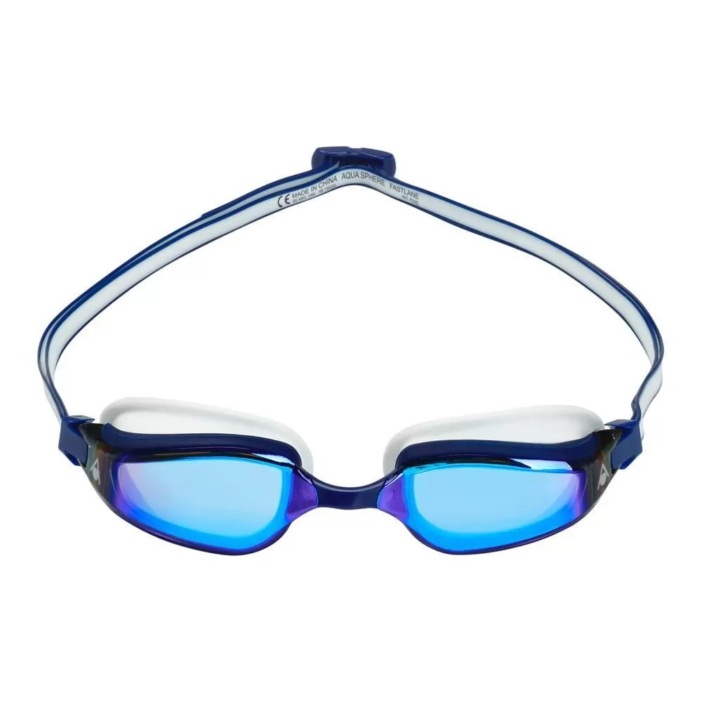 Aqua Sphere Fastlane - Blue/White:Blue Titanium Mirrored