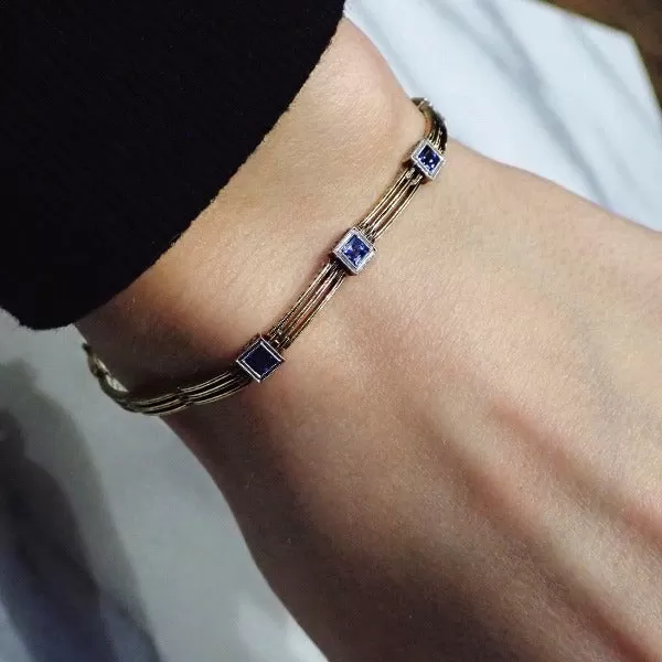 Art Deco Sapphire Bracelet