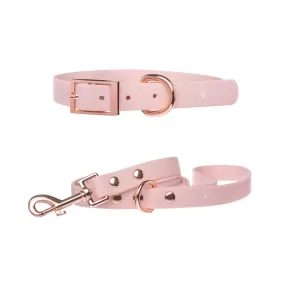 Baby Pink Collar & Leash Set