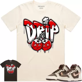 Baroque Brown Dunks Shirt to Match - RED MONEY DRIP