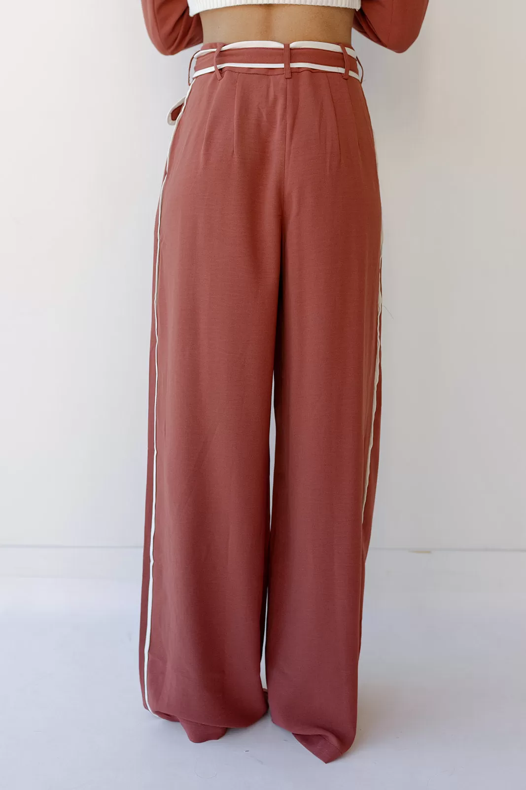 bexley belted trousers