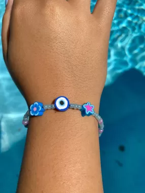 Blue Beaded Bracelet