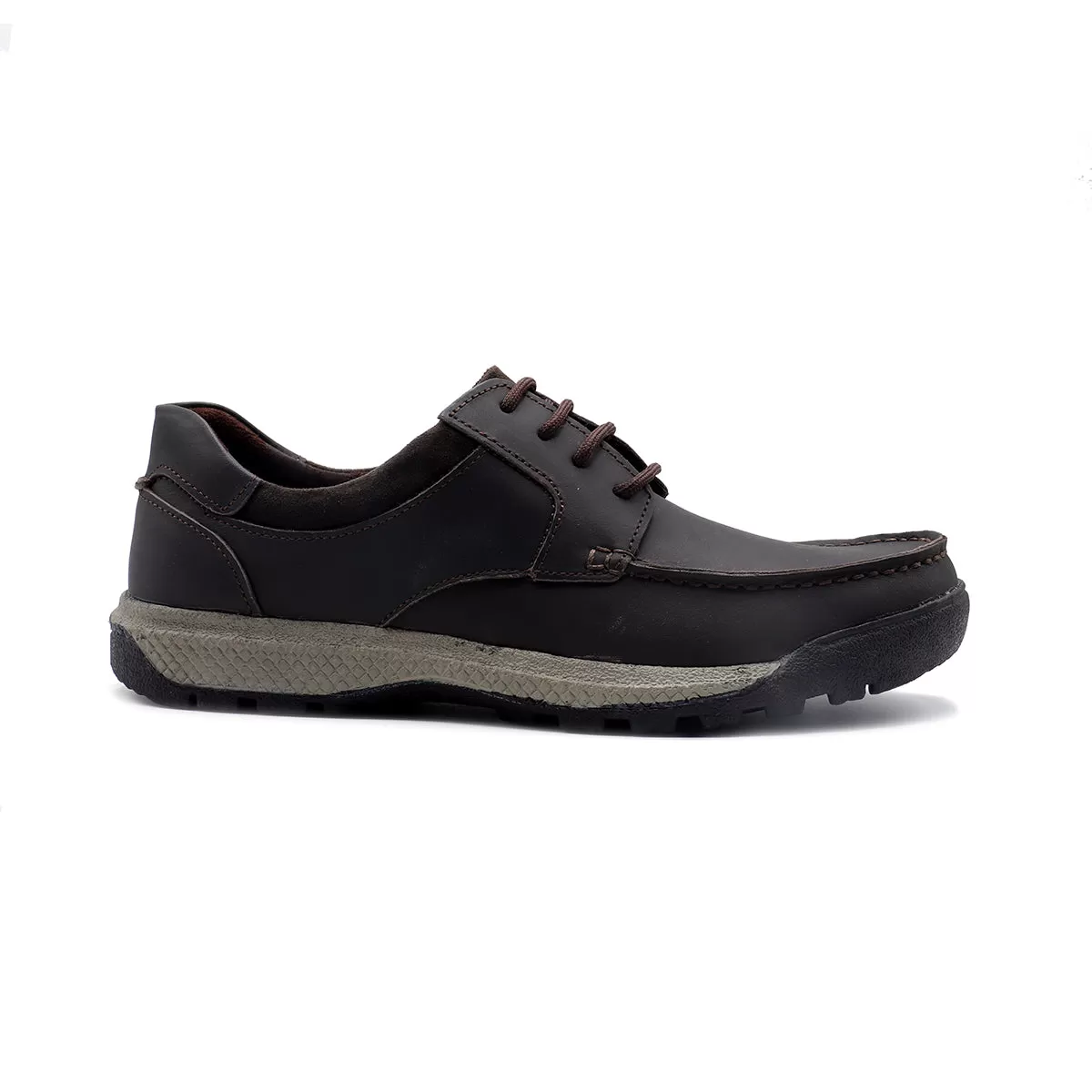 Brown Casual Lace Up 175029