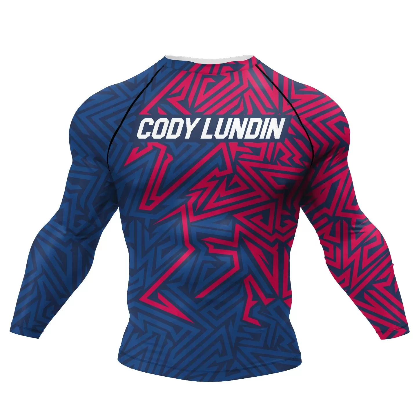 Camouflage '90's Carpet' Elite Long Sleeve Compression Rashguard