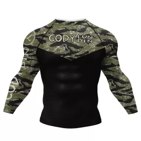 Camouflage 'Army Ranger' Elite Long Sleeve Compression Rashguard