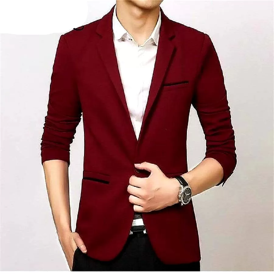 Casual Blazer Suit Street Outwear