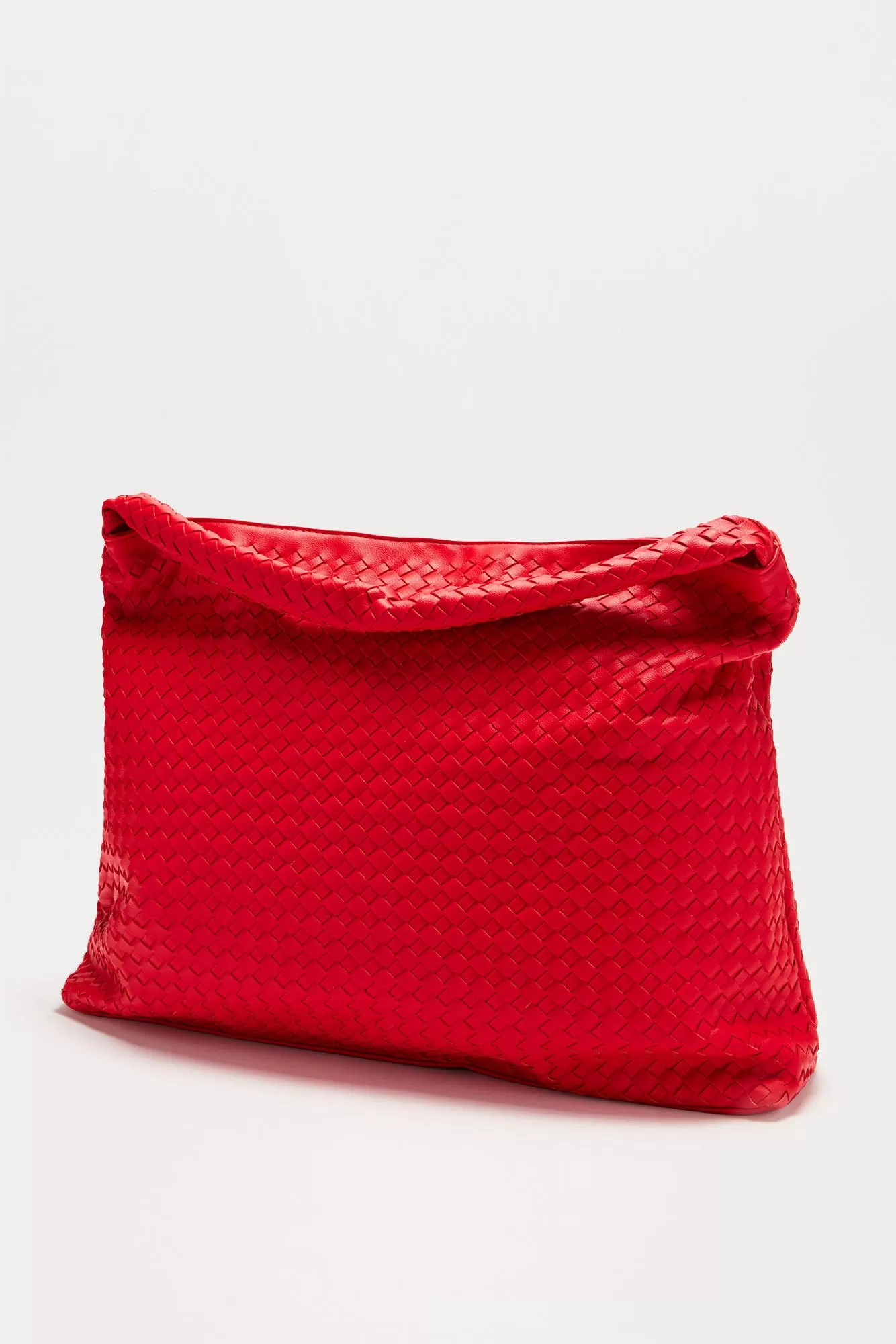 Casual Hobo Shoulder Bag - Red