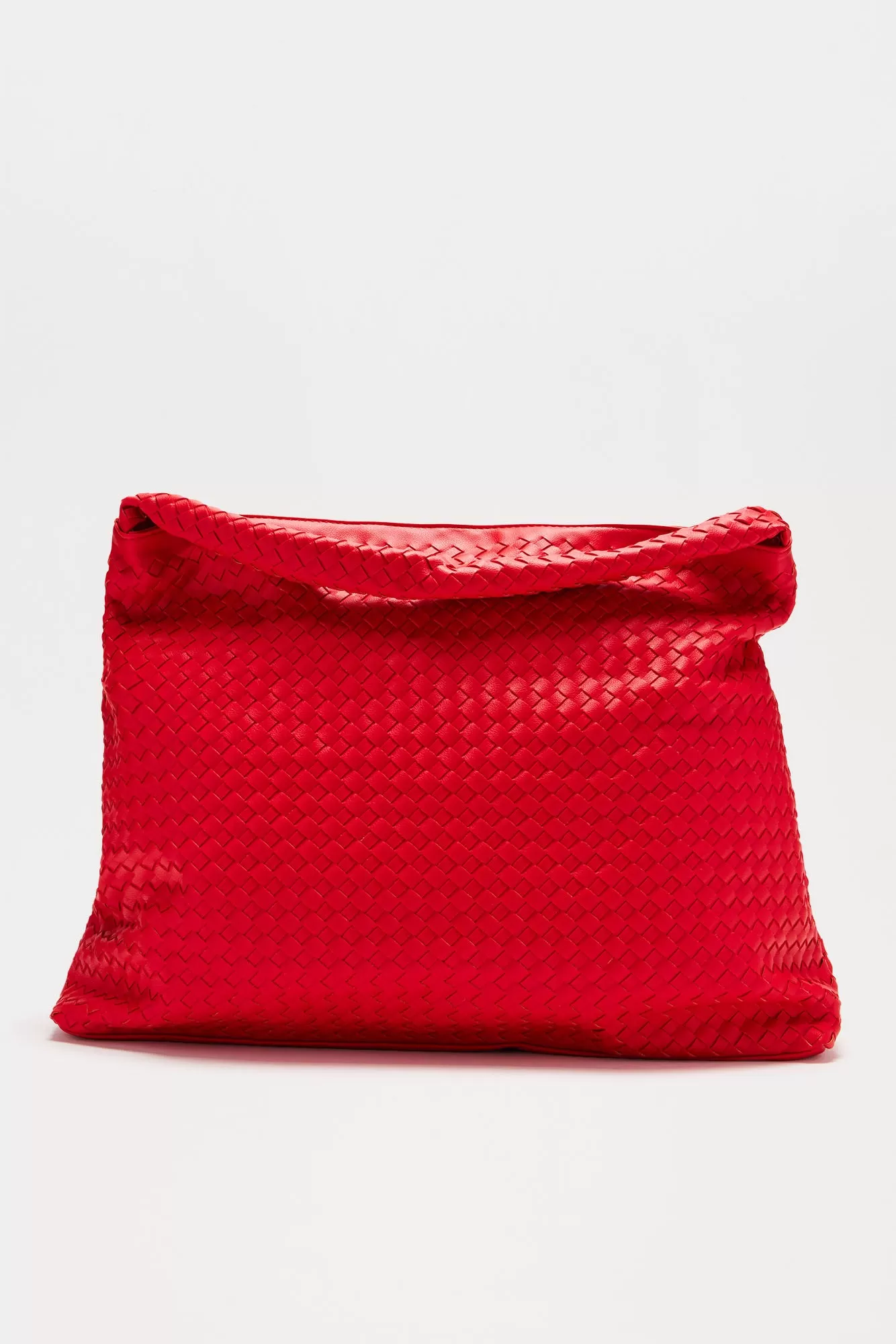 Casual Hobo Shoulder Bag - Red