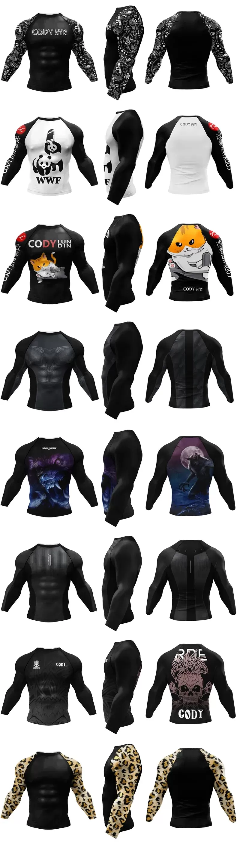 Cat 'Kimura' Elite Long Sleeve Compression Rashguard