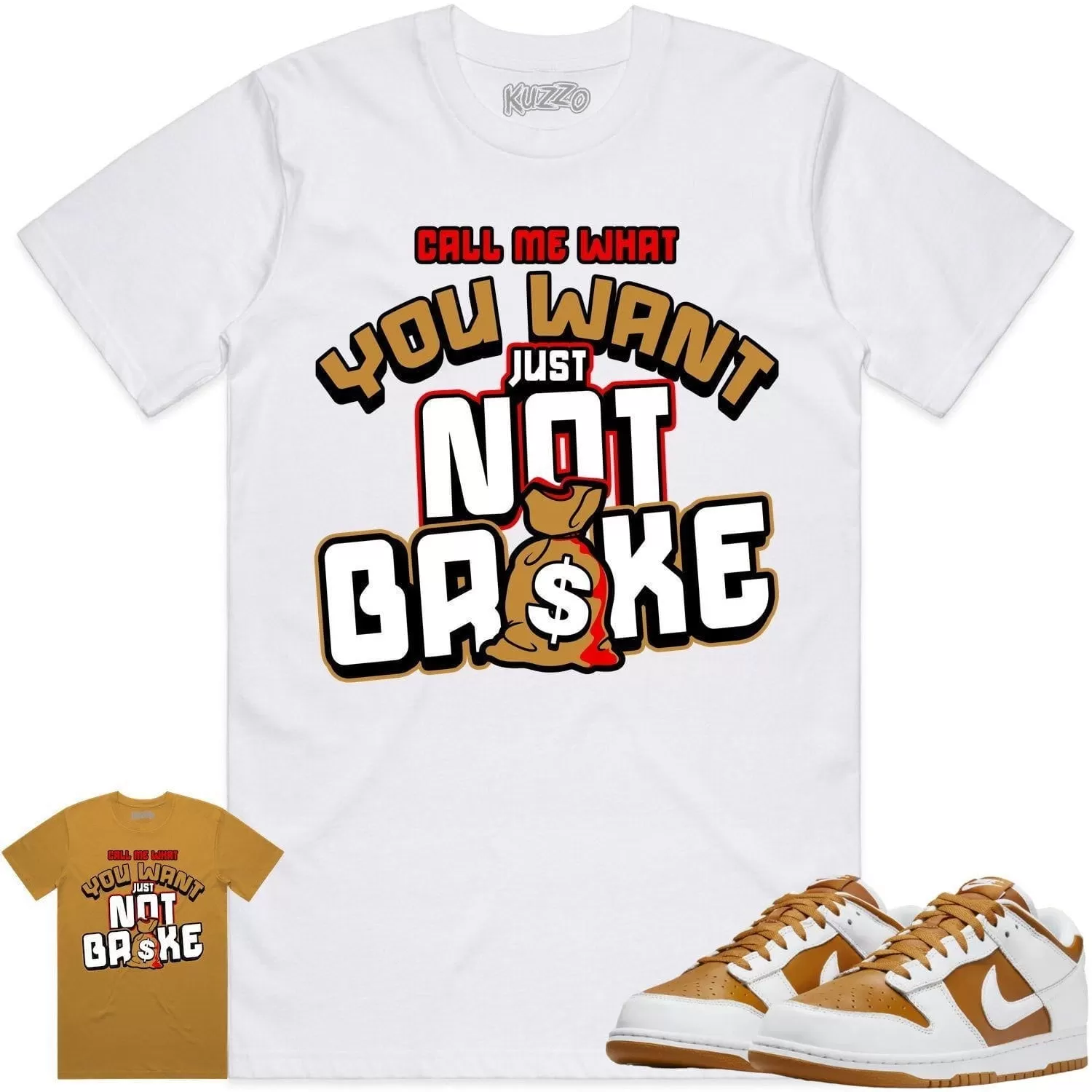 Curry Dunks Shirt to Match - WHEAT NOT BROKE