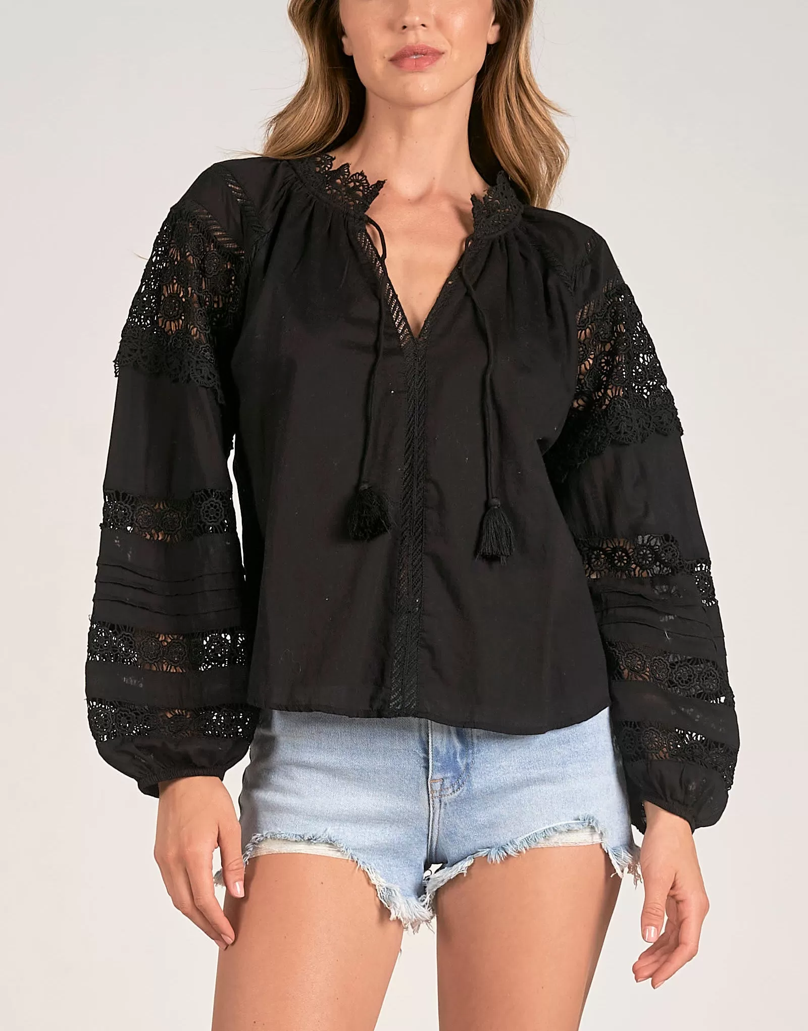 Elan Crochet Blouse