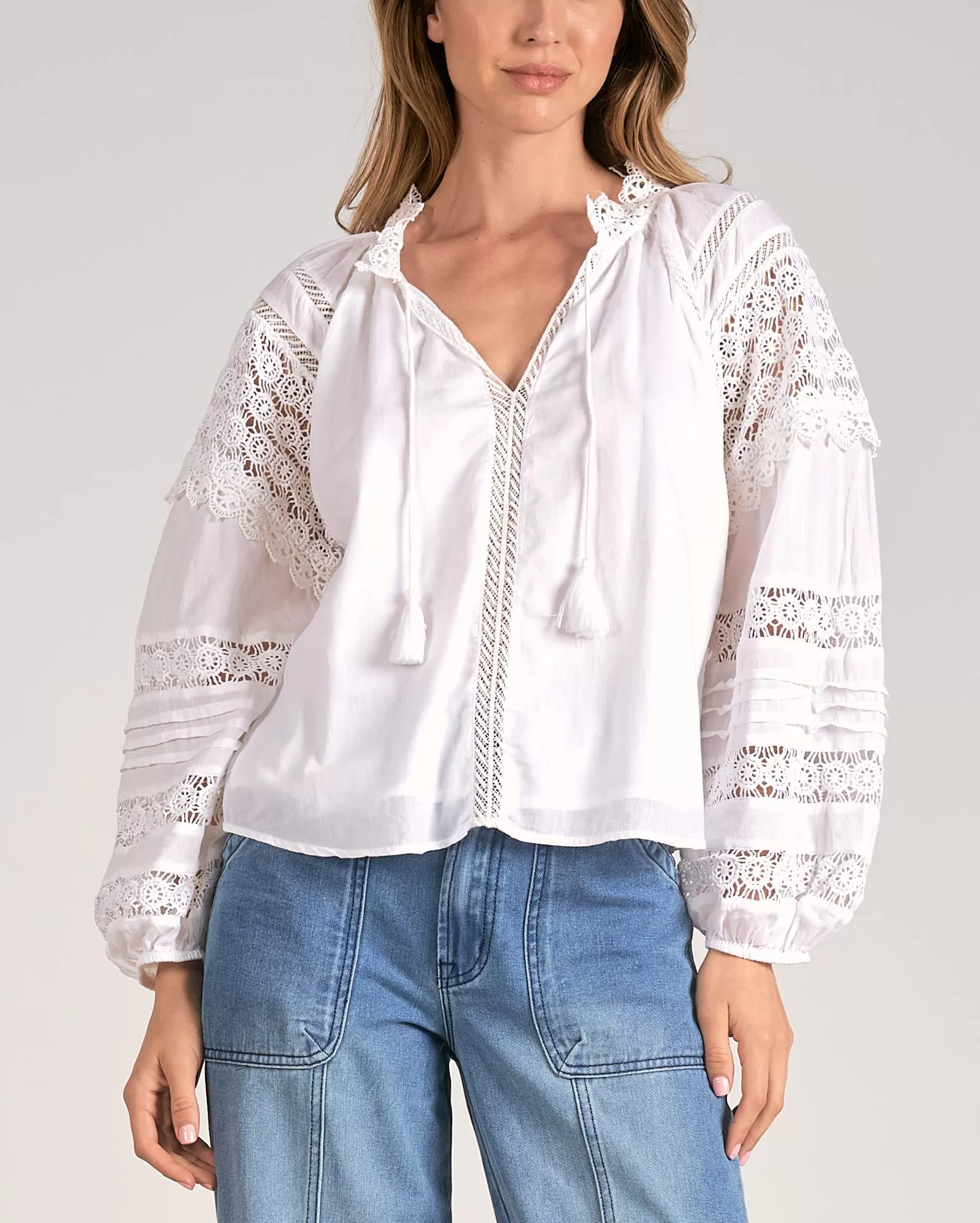 Elan Crochet Blouse