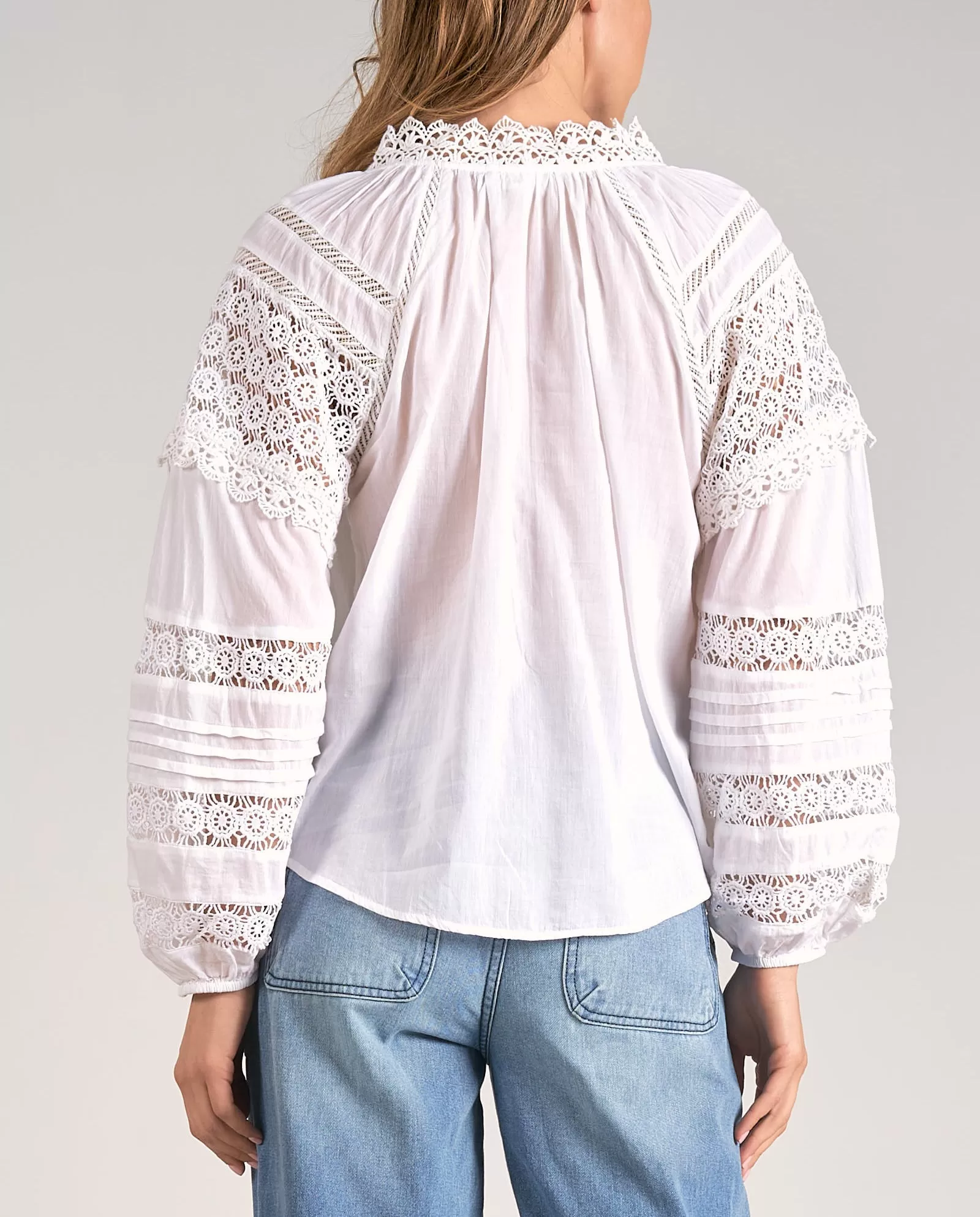 Elan Crochet Blouse