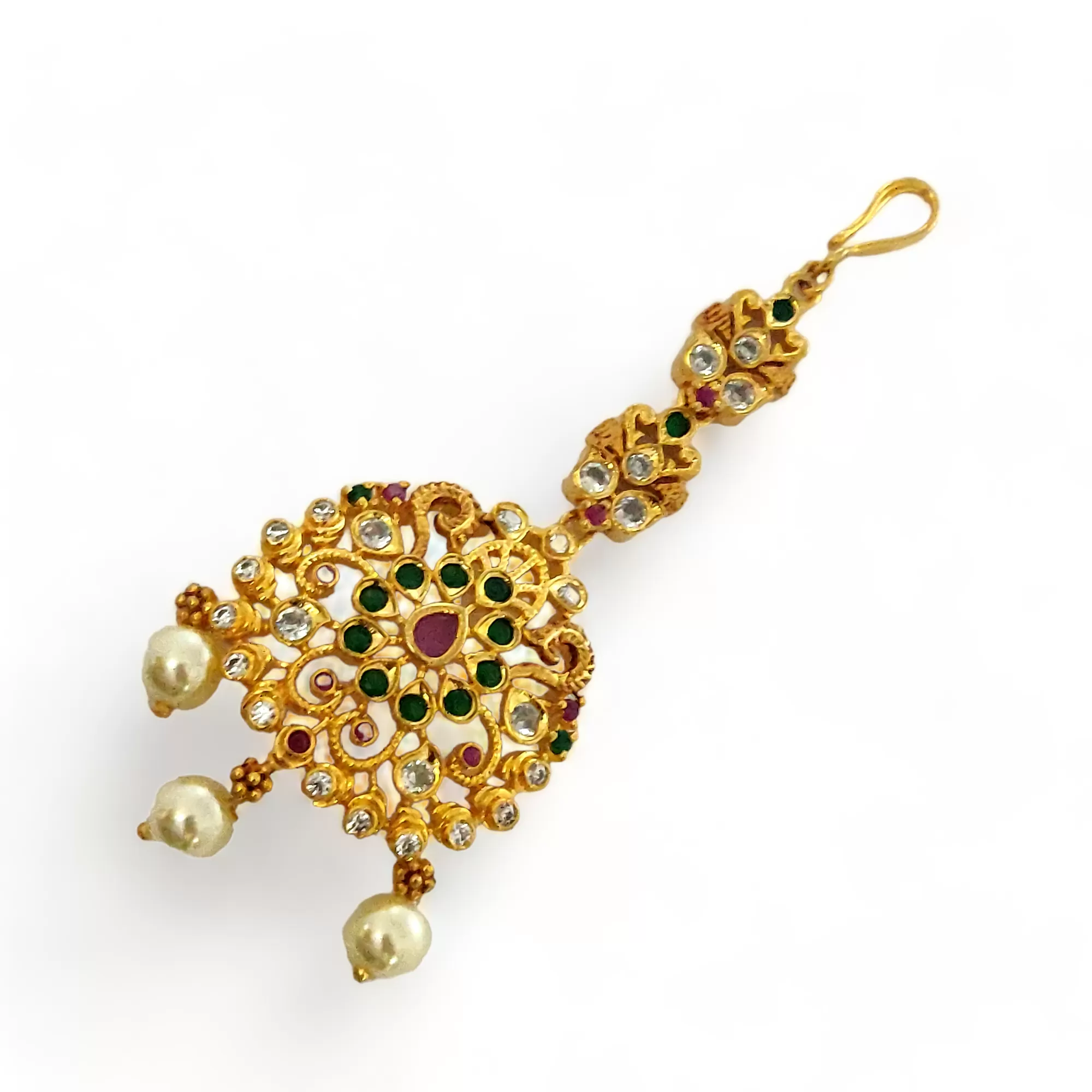 Emerald Oasis Gold Plated Tika