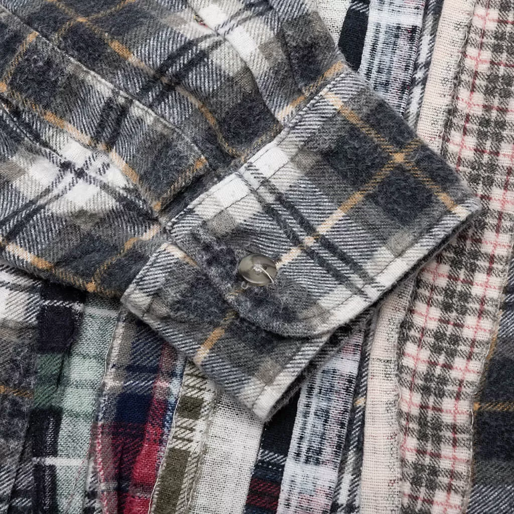 Flannel Shirt Ribbon Shirt - Assorted ADD L