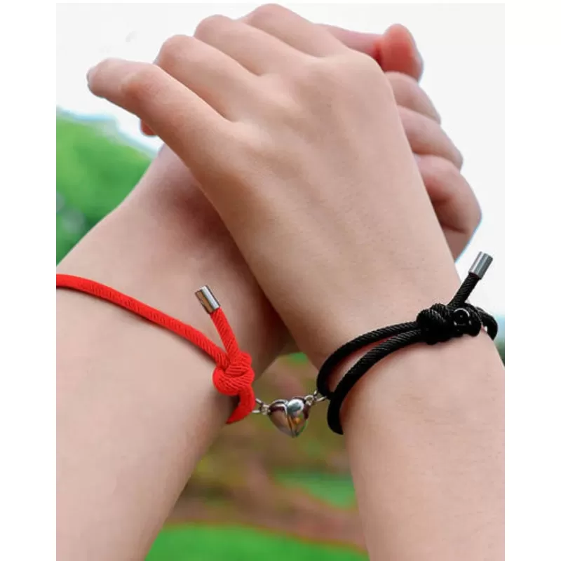 Heart Link Couple's Bracelets