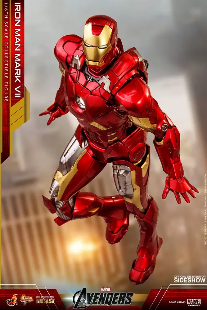 Hot Toys 1/6 Marvel Iron Man Mark VII