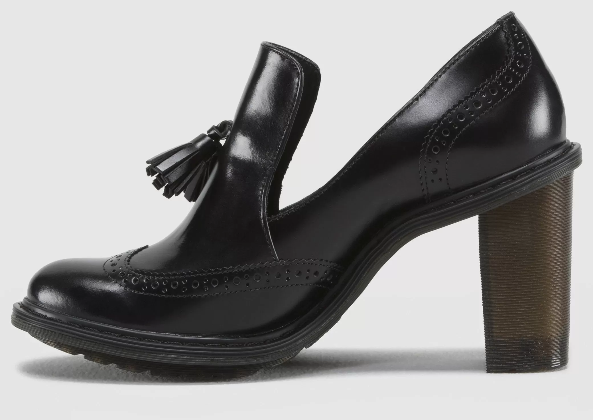 JESSYCA BLACK BRANDO HEEL LOAFER