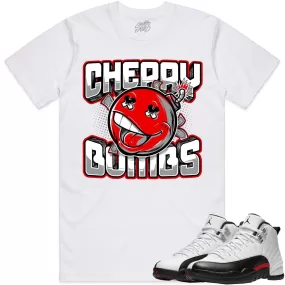 Jordan 12 Red Taxi 12s Shirt to Match - RED CHERRY BOMBS