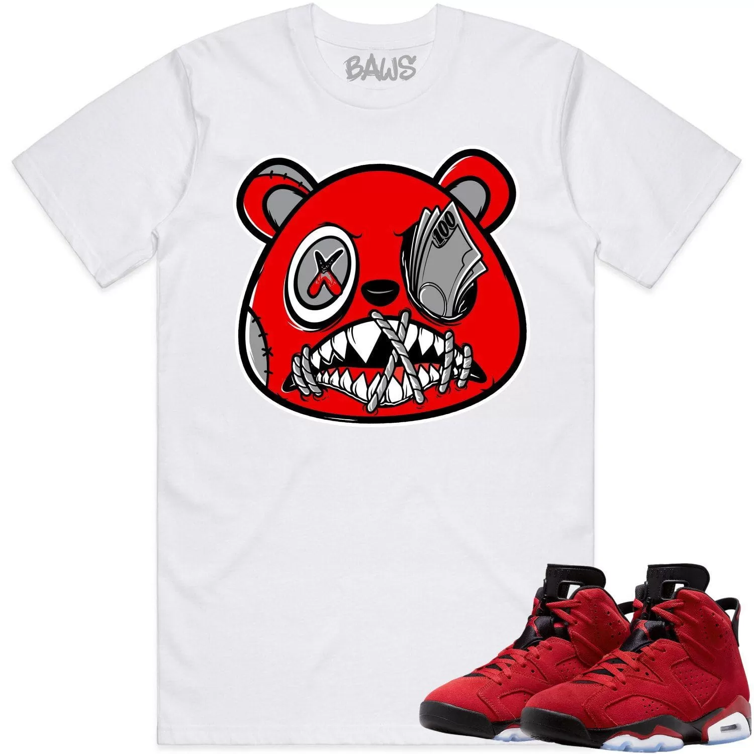 Jordan 6 Toro Bravo 6s Shirt to Match - ANGRY MONEY TALKS BAWS