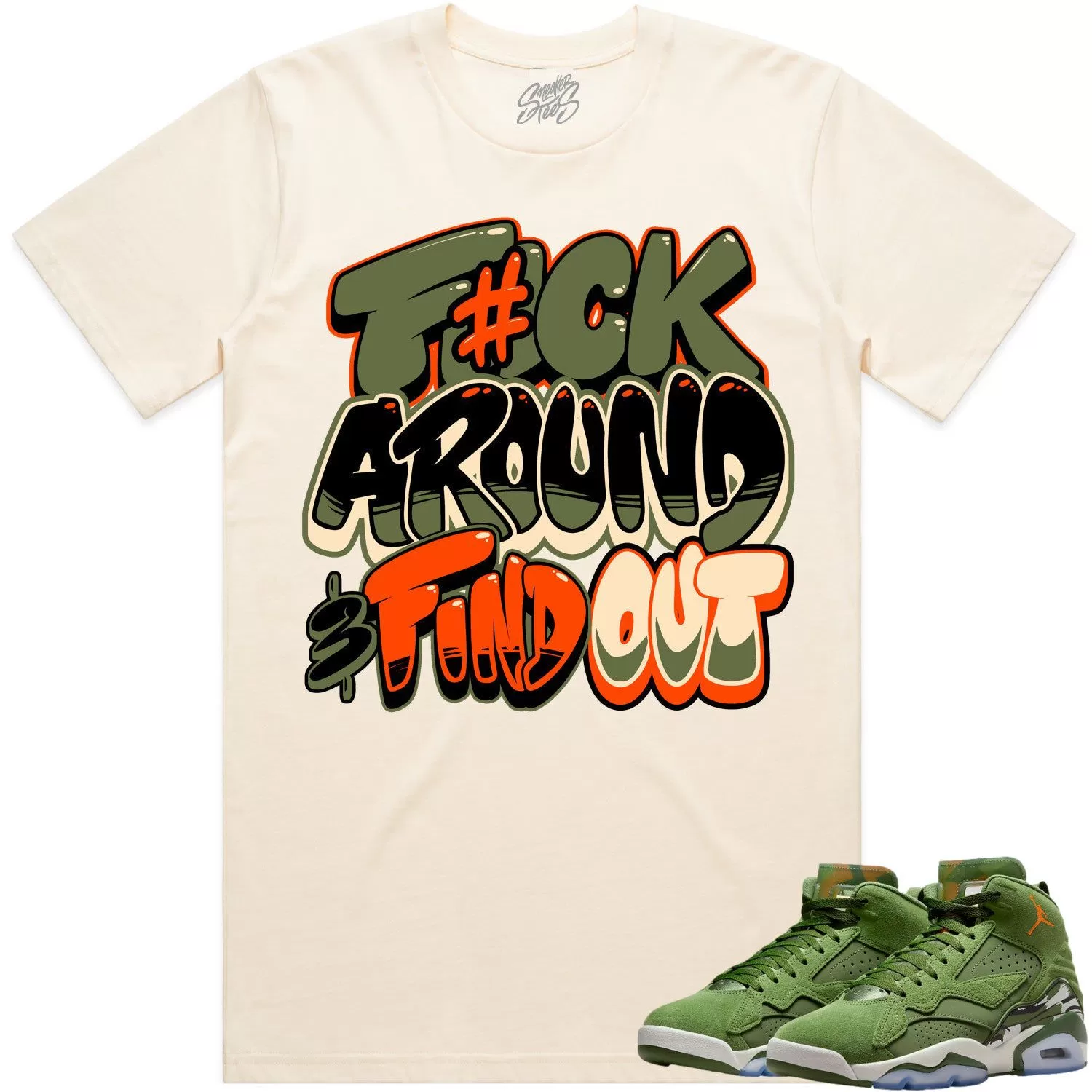 Jordan MVP 678 Sky J Olive Shirt to Match - CELADON F#CK