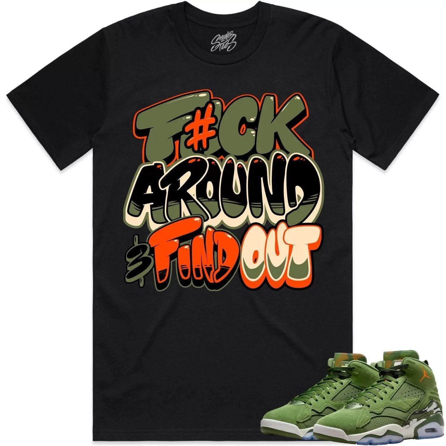 Jordan MVP 678 Sky J Olive Shirt to Match - CELADON F#CK