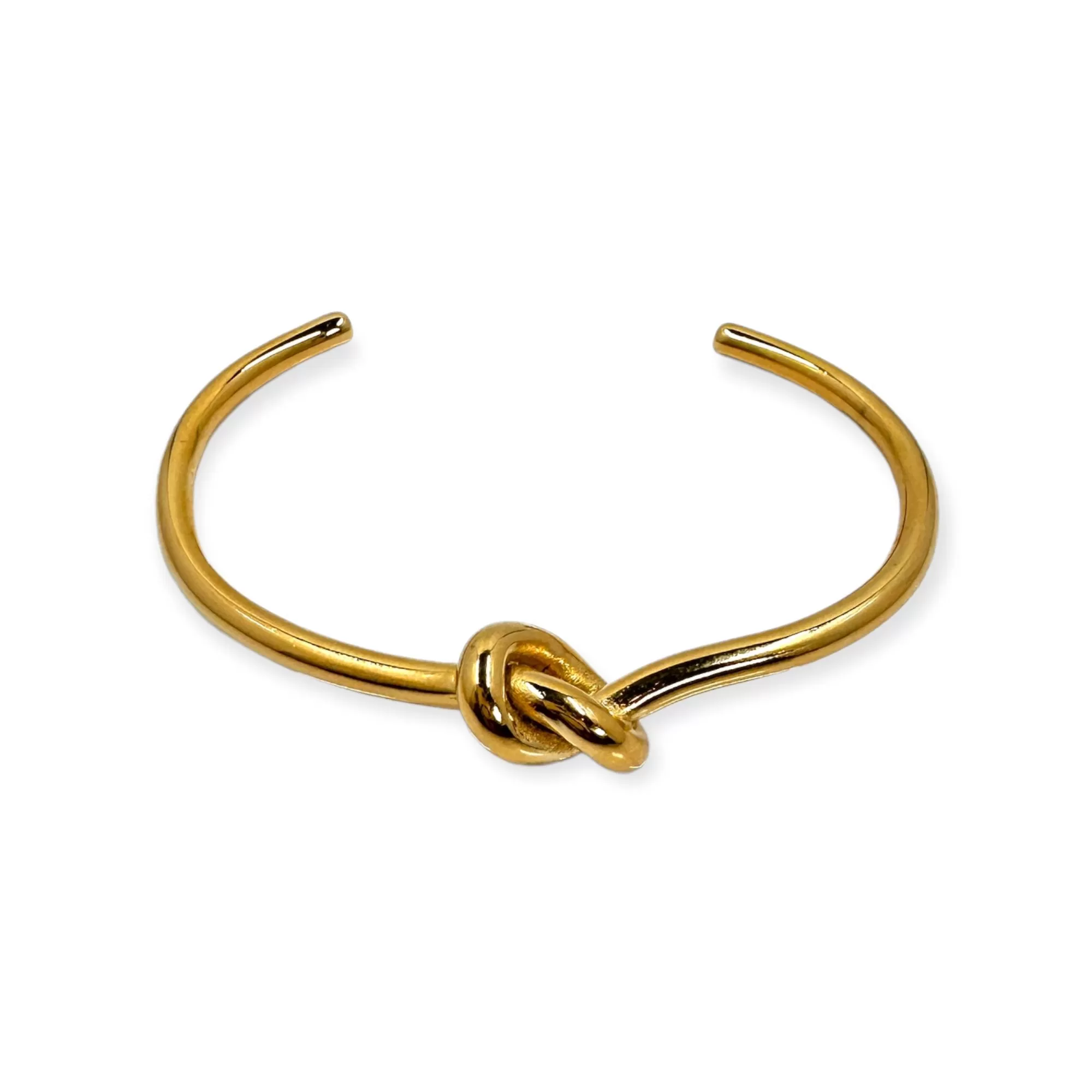 Lupia Gold Love Knot Cuff Bracelet