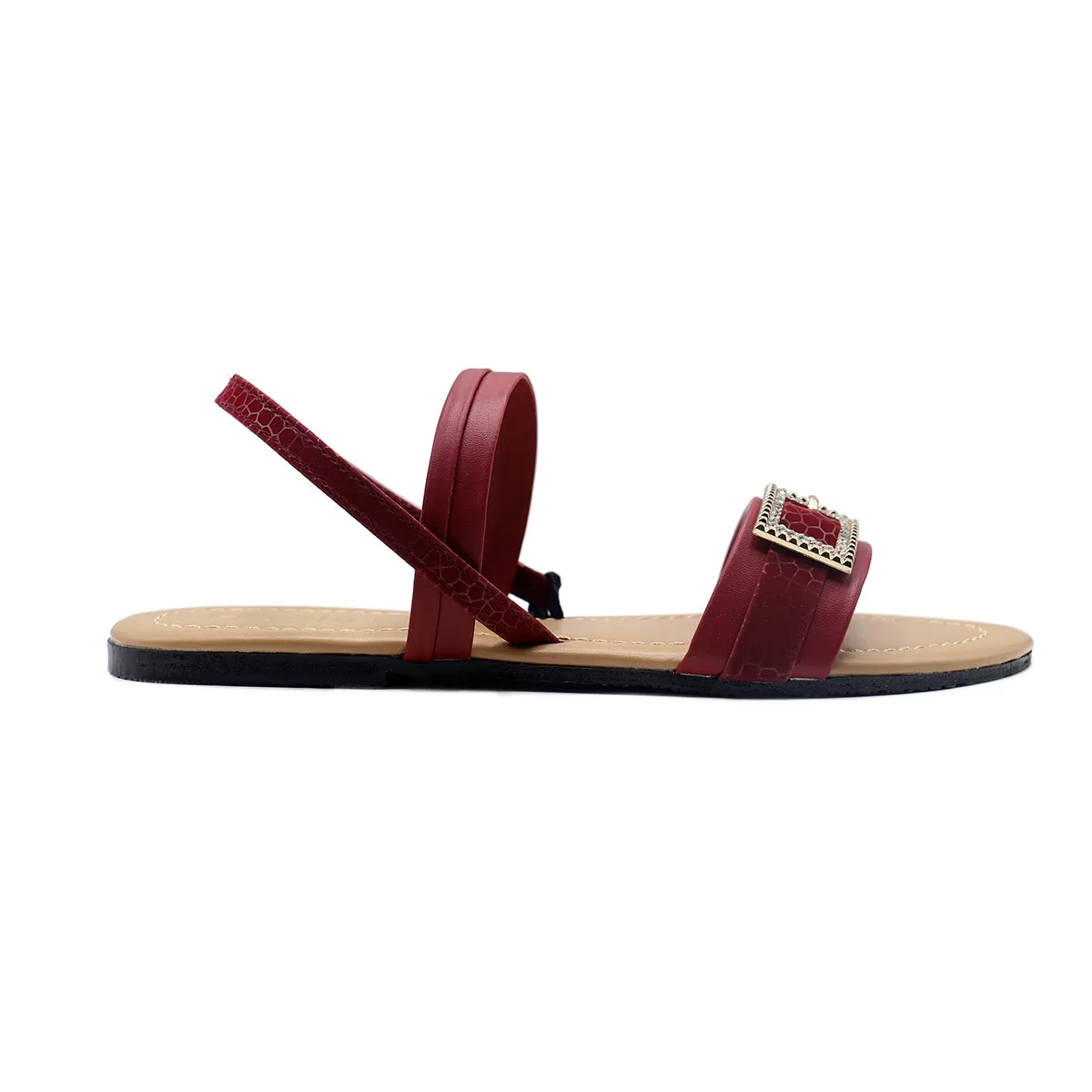 Maroon Casual Sandal 000375