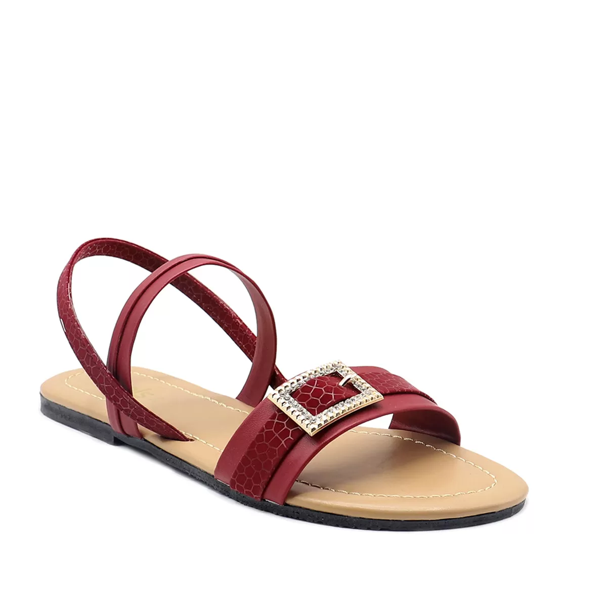 Maroon Casual Sandal 000375