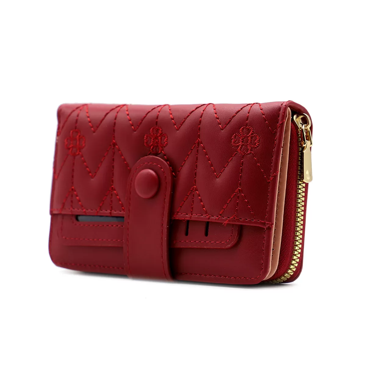 Maroon Casual Wallet W00W00028