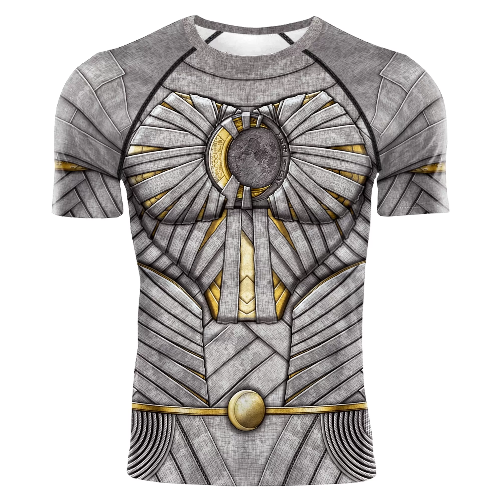 Men's 'Moon' Elite Short Sleeve Compression Rashguard Shirt