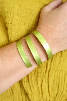 MONICA KREXA THICK SCUP BRACELET LIME