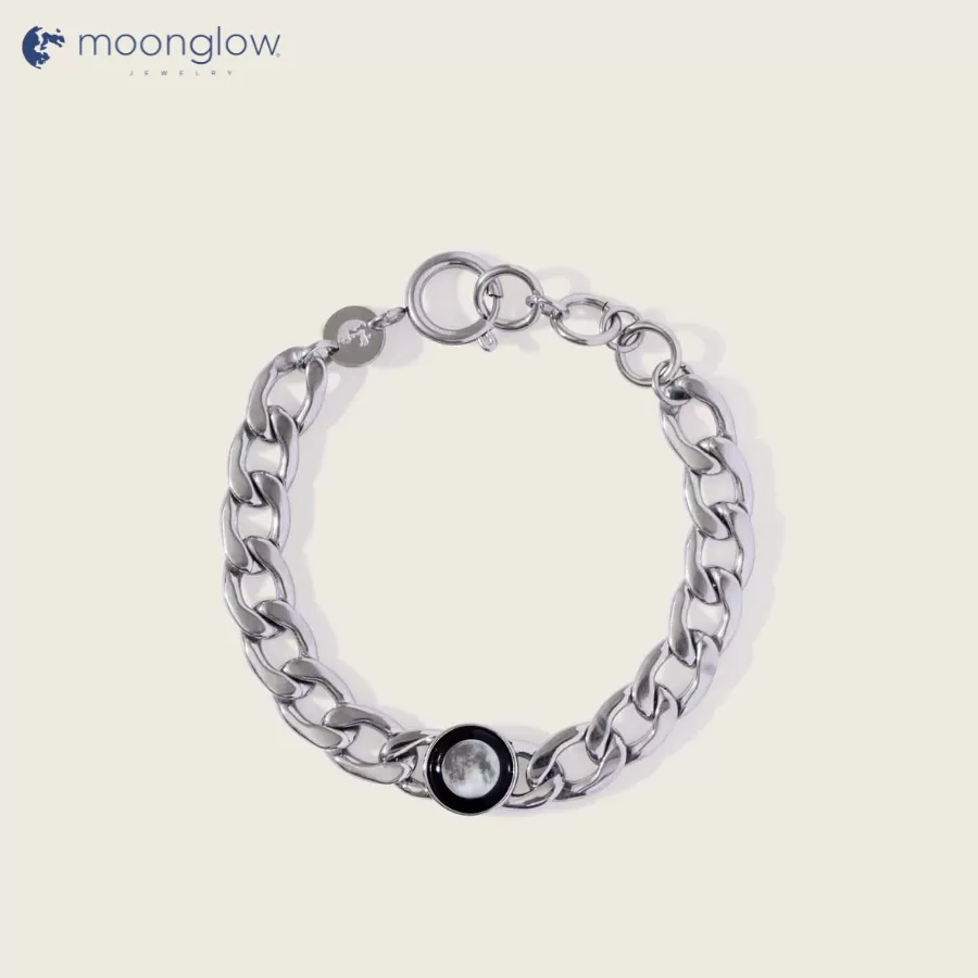 Moonglow Lunar Curb Link Bracelet