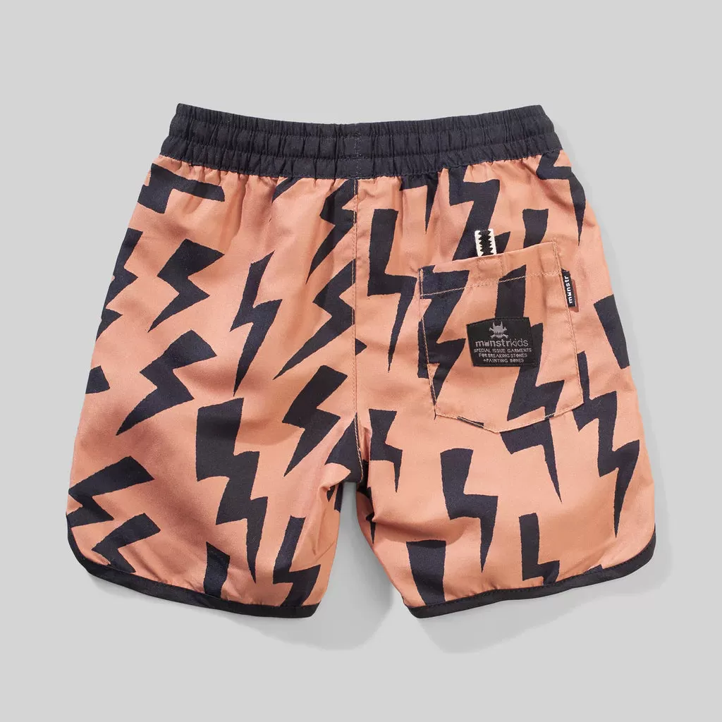 Munster Kids Zapper Boardshort - Light Mustard