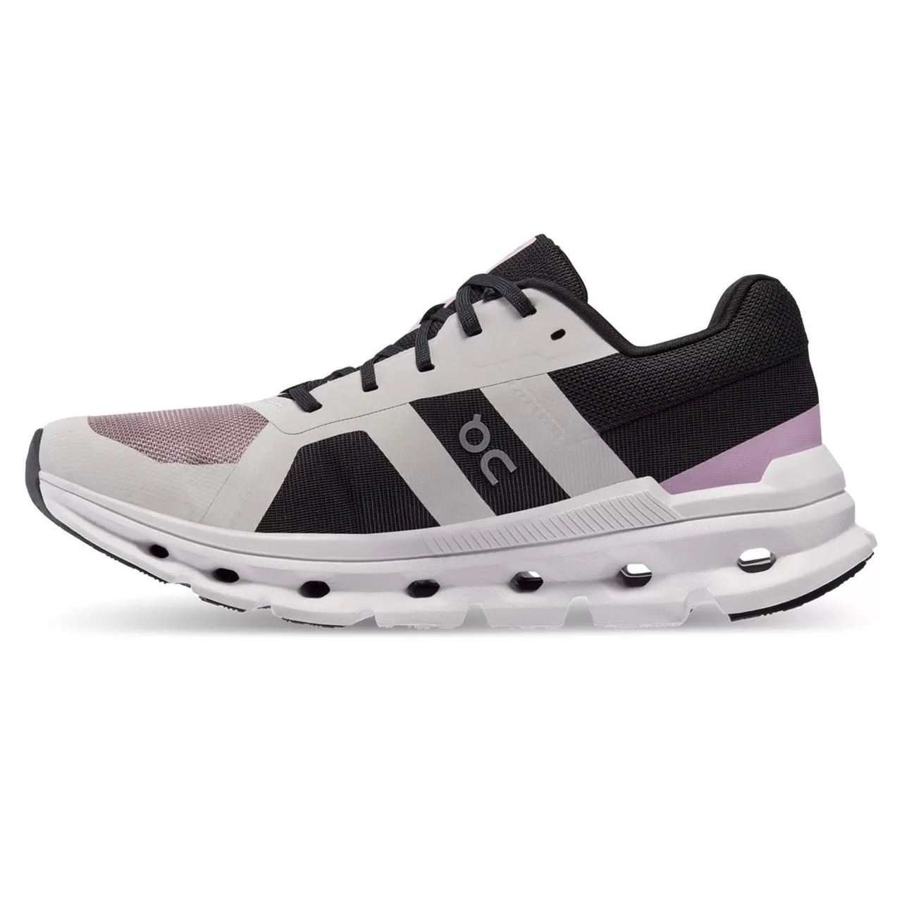 'On Running' Women's Cloudrunner - Heron / Black