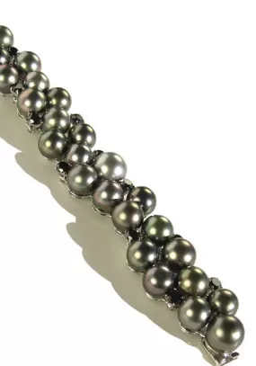 Oster Collection Black Diamond & Tahitian Pearl Bracelet