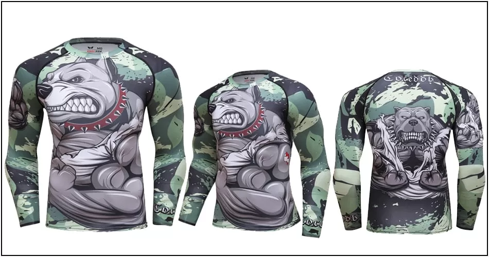 Pit Bull Compression Elite Long Sleeve Rashguard