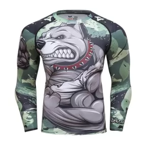 Pit Bull Compression Elite Long Sleeve Rashguard