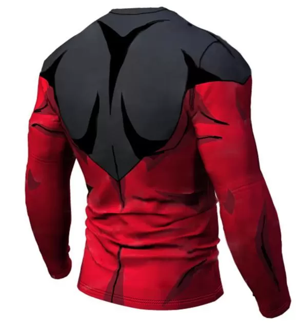 Pride Trooper Dragon Ball Z Long Sleeve Compression Rash Guard