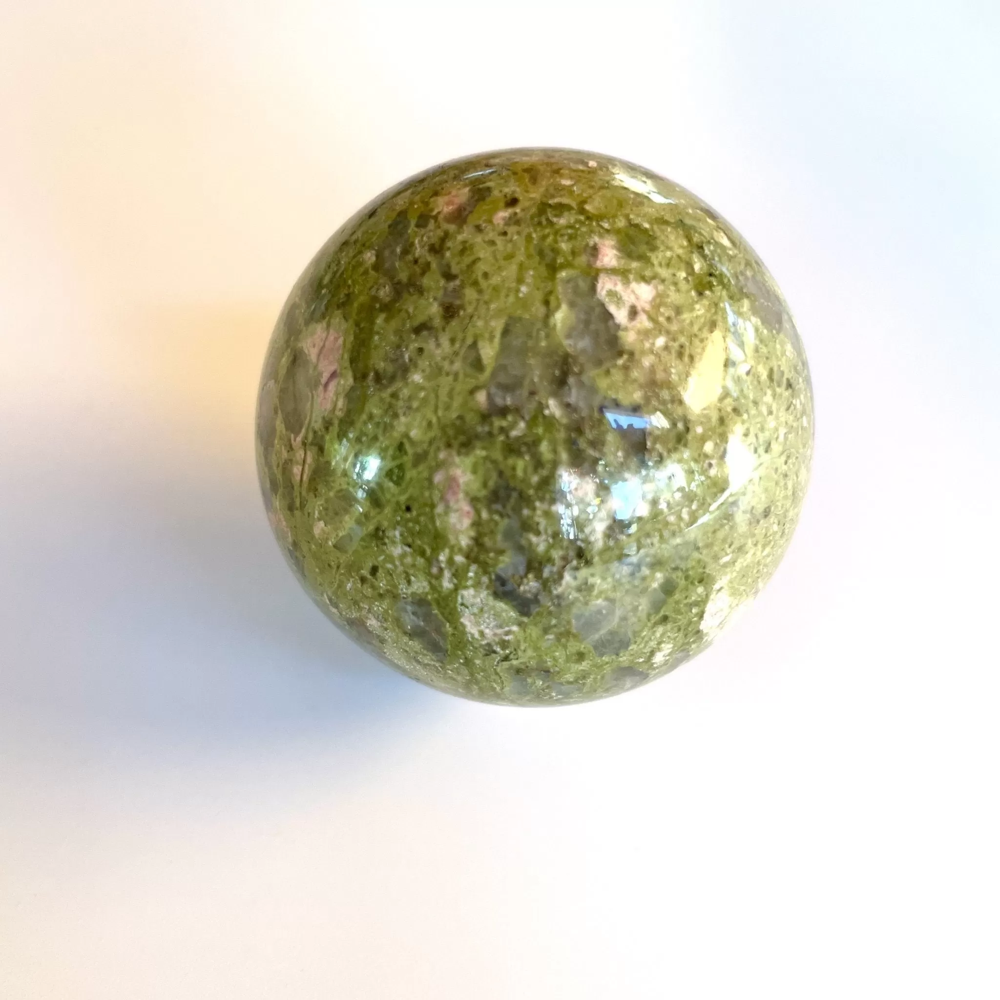 Renewing Rainforest Jasper sphere