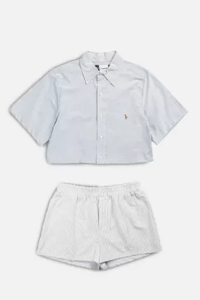 Rework Oxford Shorts Set - S