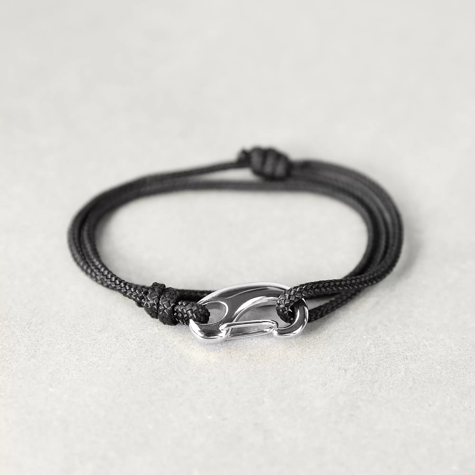 Rope Bracelet - Silver Clasp