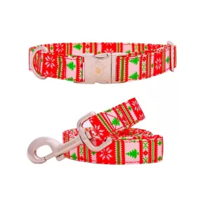 Santa Claus Collar & Leash Set