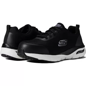 'Skechers' Men's Arch Fit SR Ringstap Alloy Toe -  Black / White