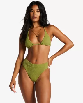 So Dazed Multi-Way Triangle Bikini Top - Green Eyes