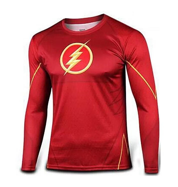 The Flash "Classic" Long Sleeve Compression Rash Guard