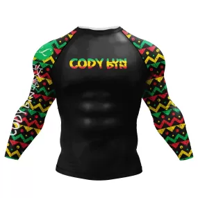 Tribal 'Cool Runnings' Elite Long Sleeve Compression Rashguard